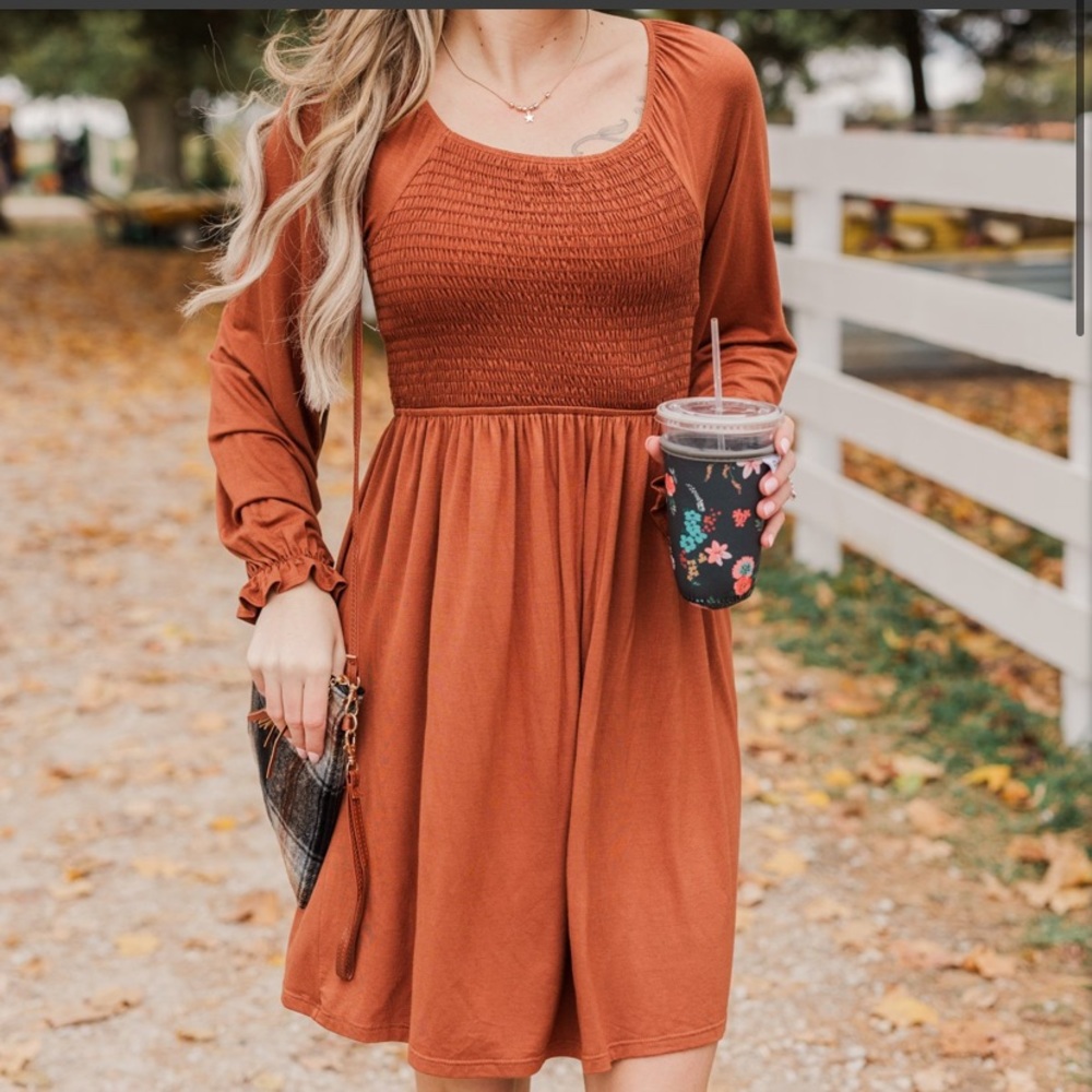 Copper dress